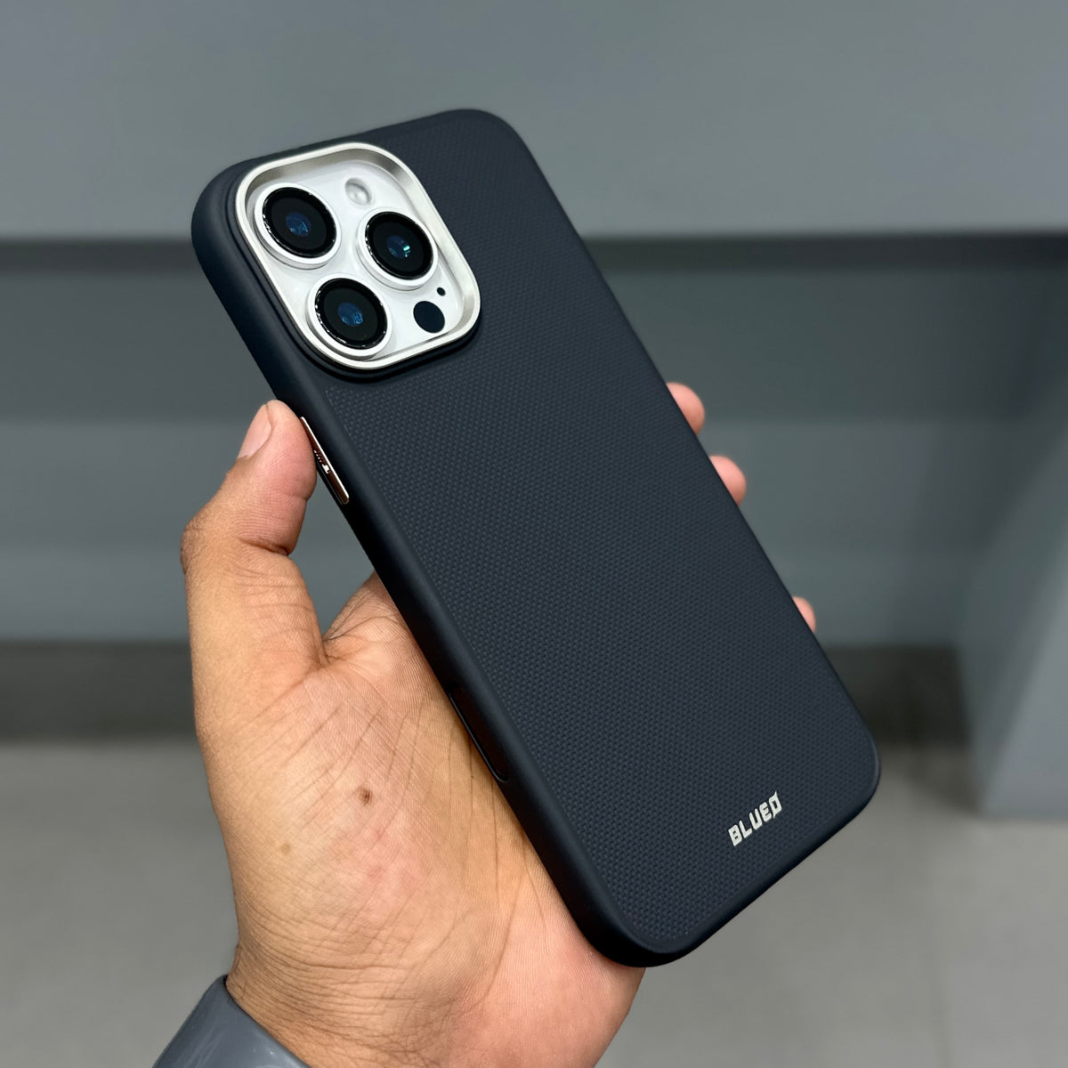 BLUEO REAL CARBON CASE - BLACK ( No. 3557 )