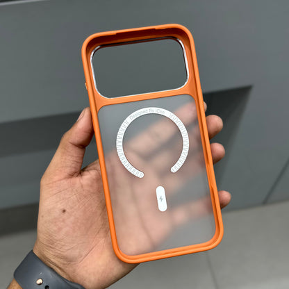 ICON SEMI TRANSLUCENT CASE MAGSAFE - ORANGE ( No. 2869 )
