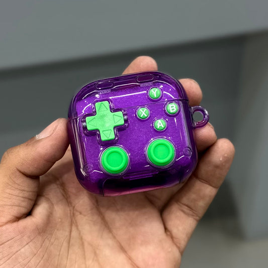 EGG SHELL GAME POD AIRPODS CASE - PURPLE ( No. 3563 )