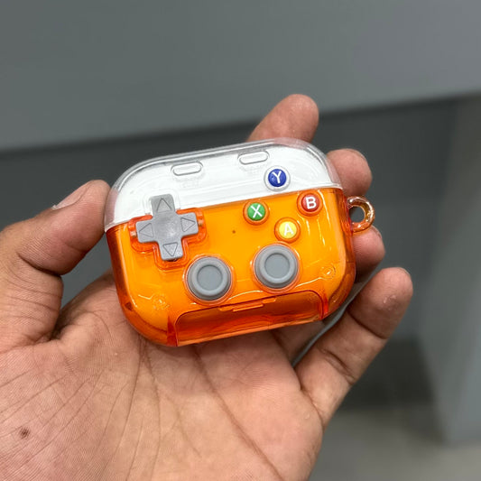 EGG SHELL GAME POD AIRPODS CASE - ORANGE ( No. 3562 )