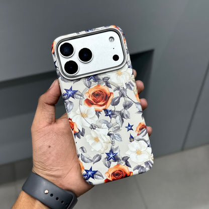 ONEGIF FLORAL EMPRESS EDITION MAGSAFE CASE - WHITE ( No. 2688 )