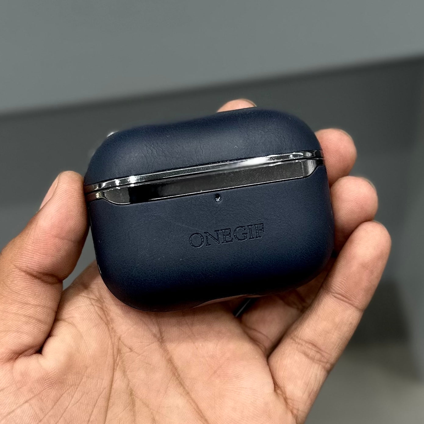 ONE GIF AIRPODS CASE - DARK BLUE 2.0 ( No. 3434 )