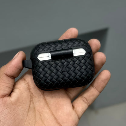GLITCH SILICON AIRPODS CASE - BLACK ( No. 2842 )