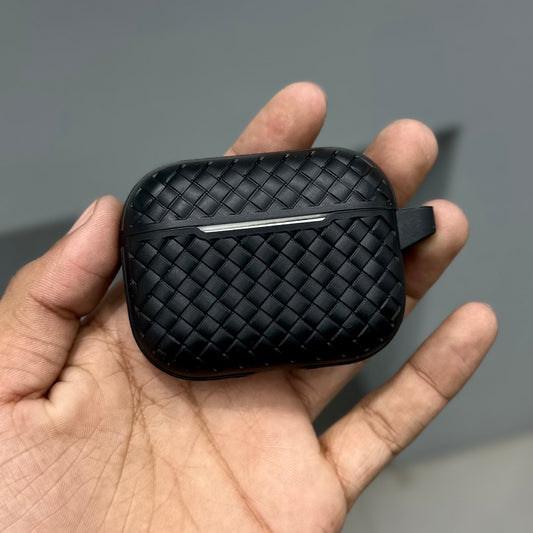 GLITCH SILICON AIRPODS CASE - BLACK ( No. 2842 )