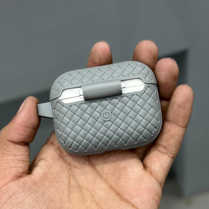 GLITCH SILICON AIRPODS CASE - GREY ( No. 2843 )