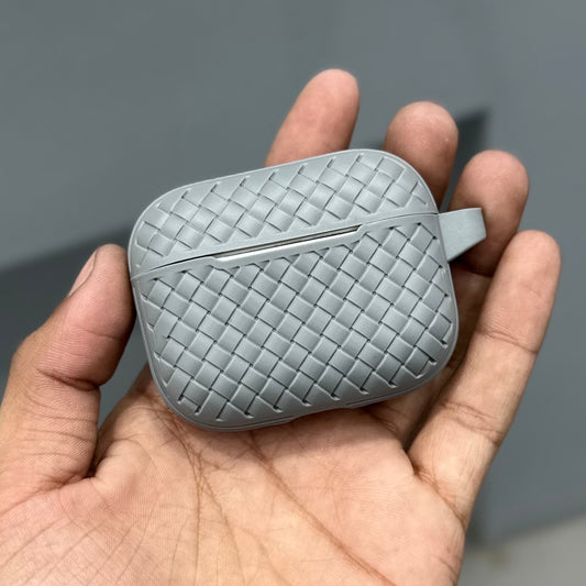 GLITCH SILICON AIRPODS CASE - GREY ( No. 2843 )