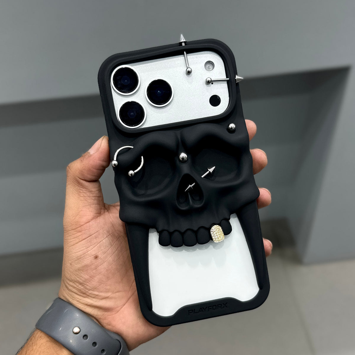 PLAYFORX SKULL CASE - BLACK ( No. 4251 )