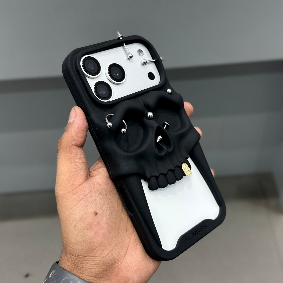 PLAYFORX SKULL CASE - BLACK ( No. 4251 )