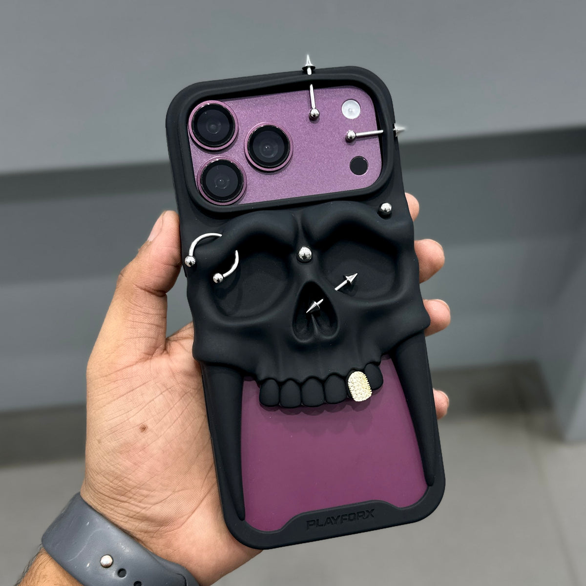 PLAYFORX SKULL CASE - BLACK ( No. 4251 )