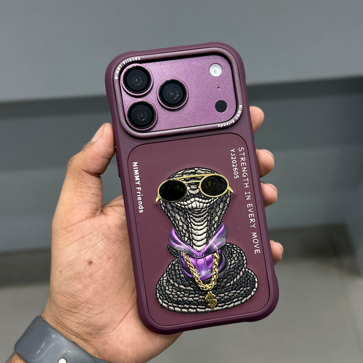 NIMMY COBRA CASE - BURGUNDY ( No. 4253 )