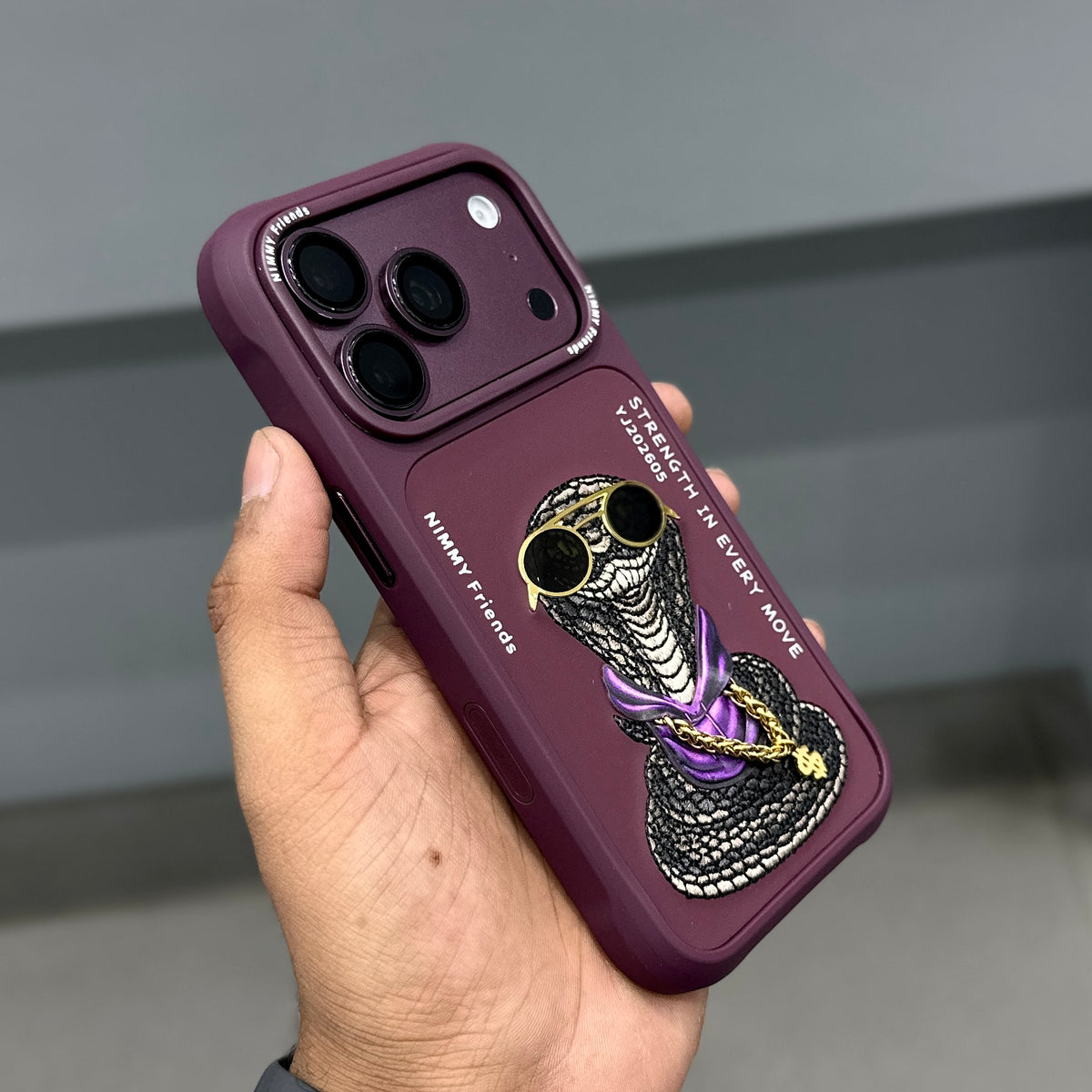 NIMMY COBRA CASE - BURGUNDY ( No. 4253 )