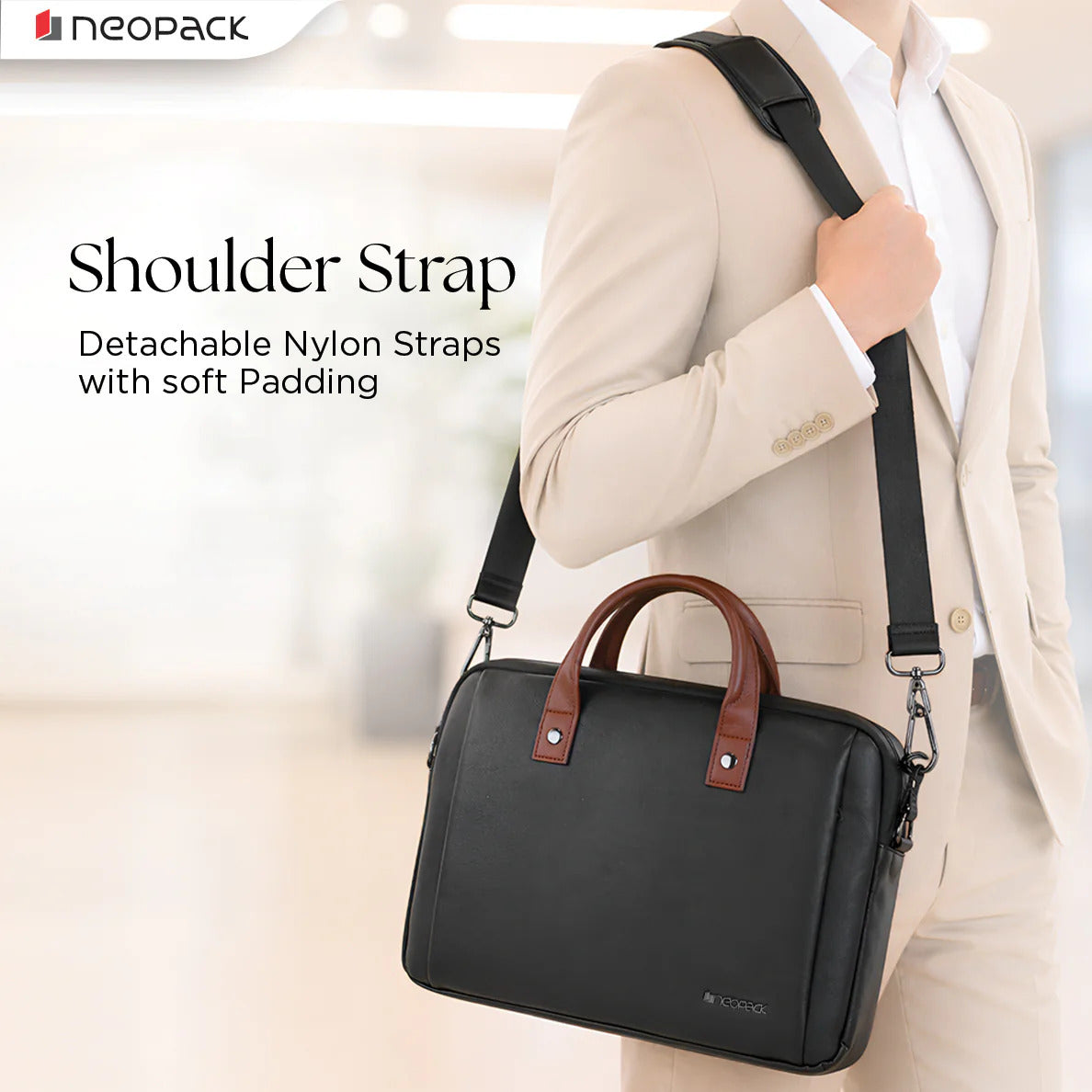 NEOPACK ELAN LAPTOP SLEEVE 14 INCH - BLACK ( No. 3781 )