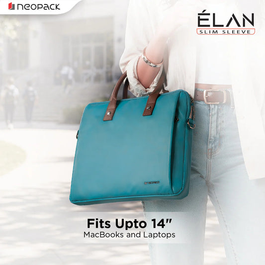 NEOPACK ELAN LAPTOP SLEEVE 14 INCH - SKY BLUE ( No. 3782 )