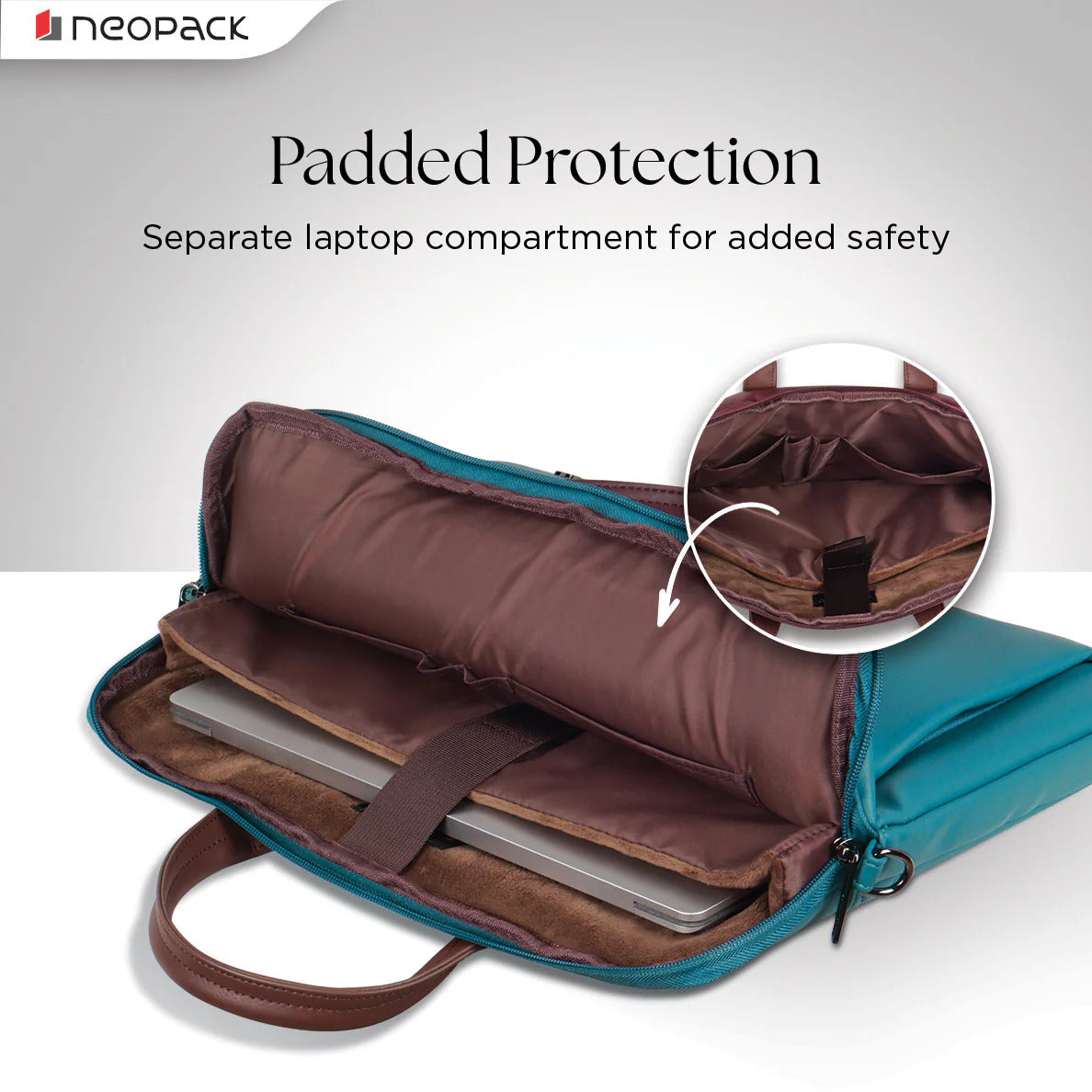 NEOPACK ELAN LAPTOP SLEEVE 14 INCH - SKY BLUE ( No. 3782 )