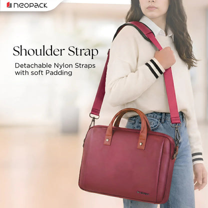 NEOPACK ELAN LAPTOP SLEEVE 14 INCH - BURGUNDY ( No. 3783 )