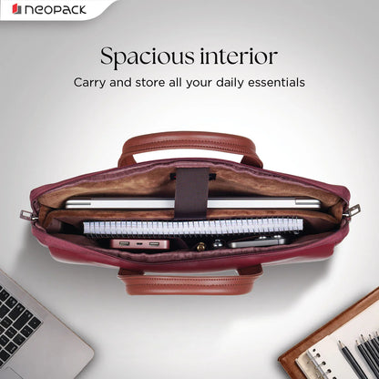 NEOPACK ELAN LAPTOP SLEEVE 14 INCH - BURGUNDY ( No. 3783 )