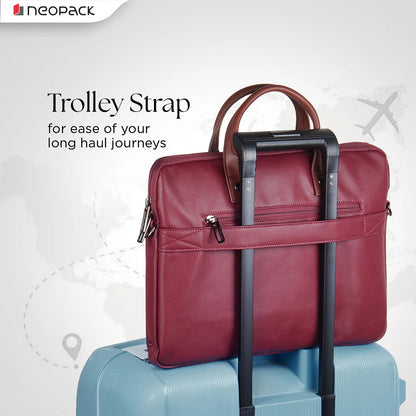 NEOPACK ELAN LAPTOP SLEEVE 14 INCH - BURGUNDY ( No. 3783 )