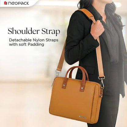 NEOPACK ELAN LAPTOP SLEEVE 14 INCH-TAN ( No. 3780 )