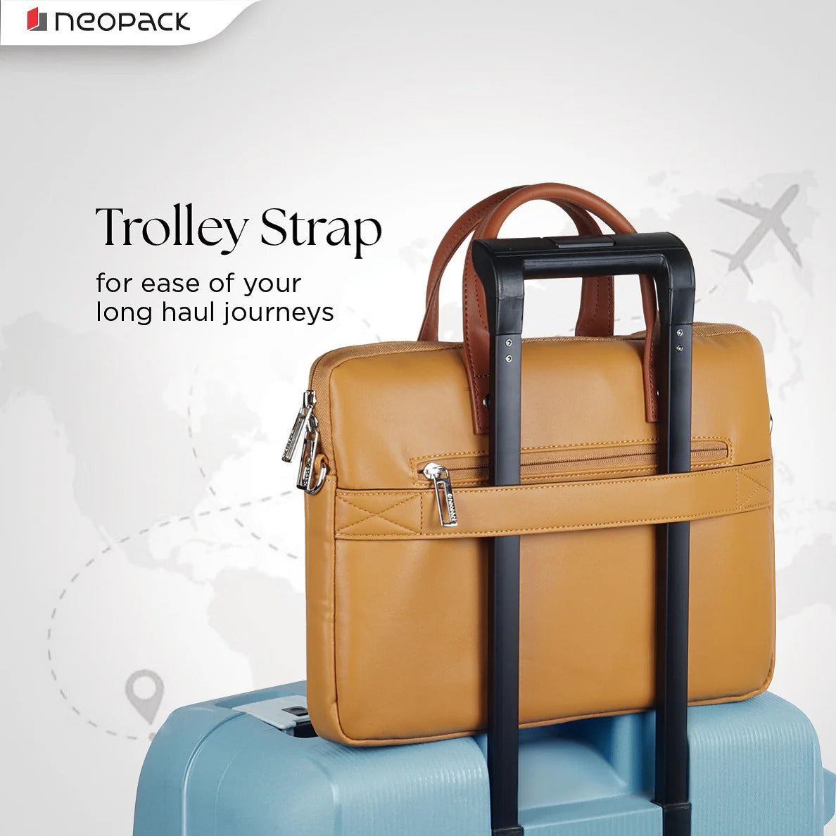 NEOPACK ELAN LAPTOP SLEEVE 14 INCH-TAN ( No. 3780 )